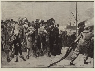 Nach einer stürmischen Überfahrt